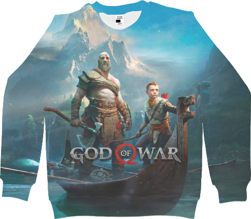 Men's Sweatshirt 3D - GOD OF WAR (1) - Mfest