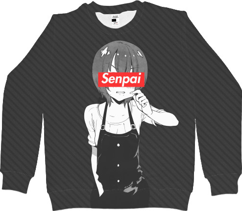 Kids' Sweatshirt 3D - SENPAI (HENTAI) - Mfest