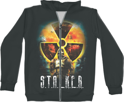 Unisex Zip-through Hoodie 3D - Stalker (1) - Mfest