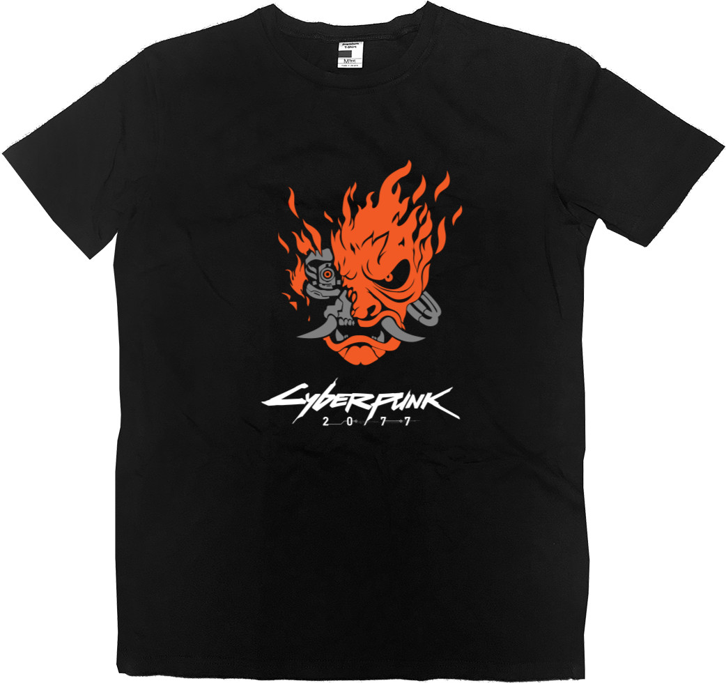 Men’s Premium T-Shirt - Cyberpunk 2077 3 - Mfest