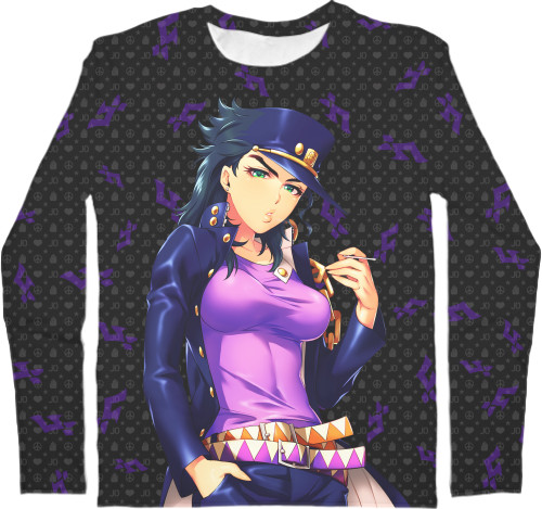 Men's Longsleeve Shirt 3D - JoJo’s Bizarre Adventure (Girl) - Mfest