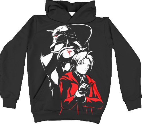 Kids' Hoodie 3D - Стальной алхимик (4) - Mfest