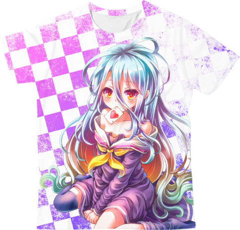 Kids' T-Shirt 3D - No Game No Life (1) - Mfest