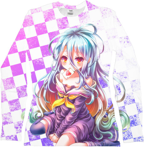 Women's Longsleeve Shirt 3D - No Game No Life (1) - Mfest