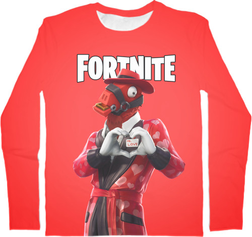 Men's Longsleeve Shirt 3D - Fortnite (Love) - Mfest