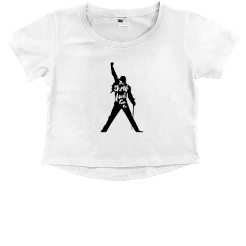 Kids' Premium Cropped T-Shirt - Queen (1) - Mfest