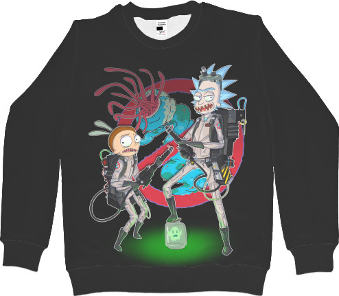 Kids' Sweatshirt 3D - Рик и Морти (Косплей) - Mfest