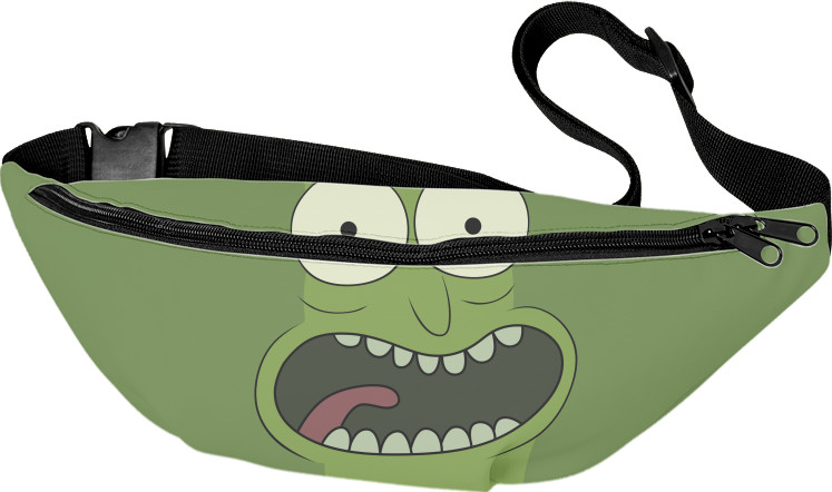 Рик и Морти - Fanny Pack 3D - Огурчик Рик (1) - Mfest