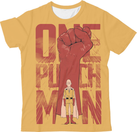 Kids' T-Shirt 3D - One Punch-Man (1) - Mfest