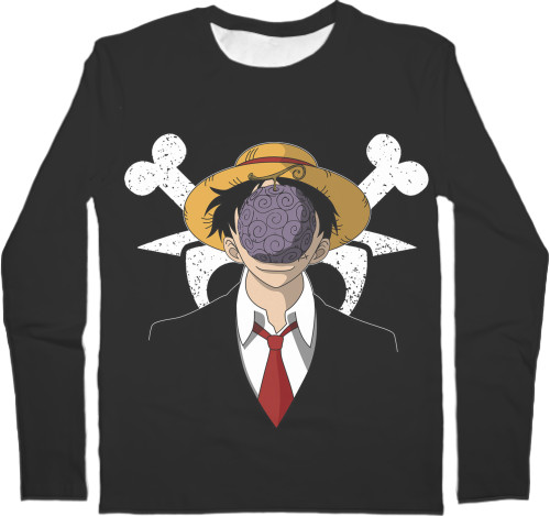 Kids' Longsleeve Shirt 3D - One Piece (3) - Mfest