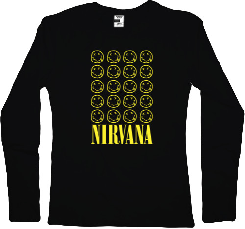 Women's Longsleeve Shirt - Nirvana (2) - Mfest