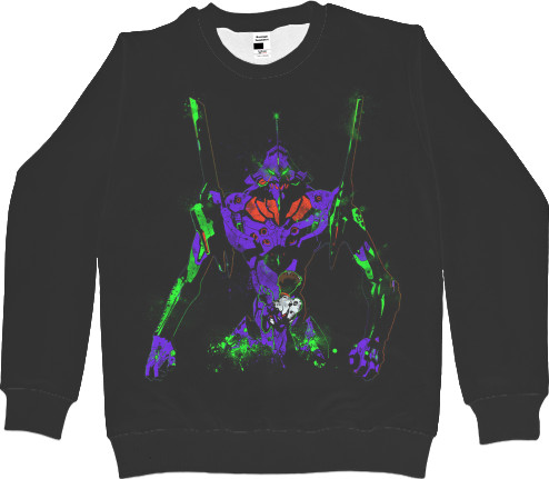 Men's Sweatshirt 3D - EVANGELION 1 - Mfest