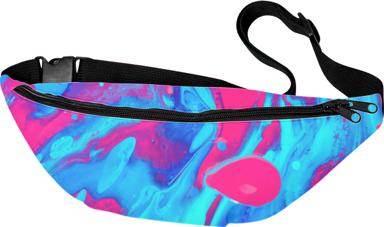 Fanny Pack 3D - Потеки краски - Mfest