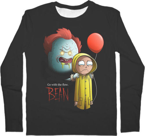 Kids' Longsleeve Shirt 3D - Rick and Morty (IT) - Mfest