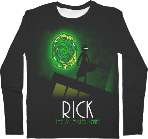 Kids' Longsleeve Shirt 3D - Rick and Morty 05 - Mfest