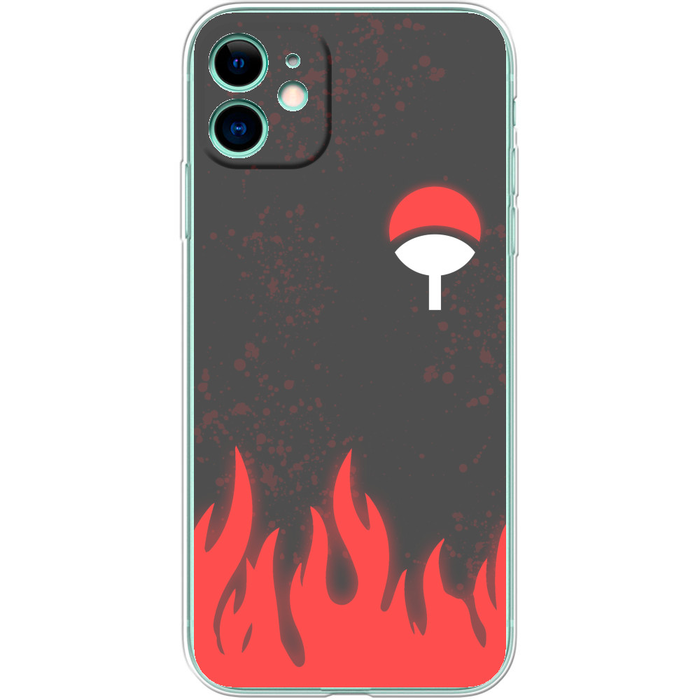 iPhone Case - УЧИХА (сзади Шаринганы) - Mfest