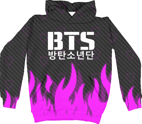 Kids' Hoodie 3D - Bts (3) - Mfest