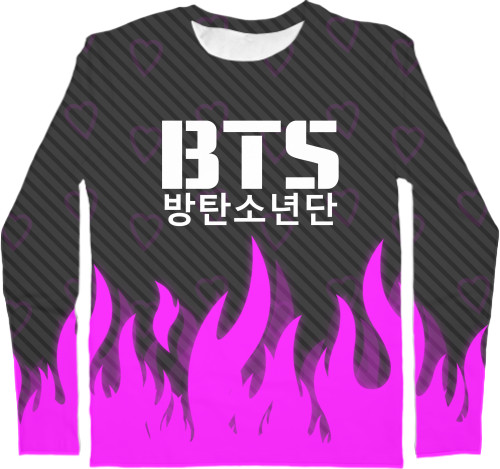 Men's Longsleeve Shirt 3D - Bts (3) - Mfest