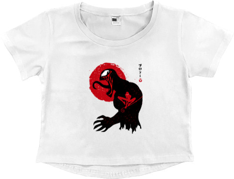 Women's Cropped Premium T-Shirt - Venom 2 - Mfest