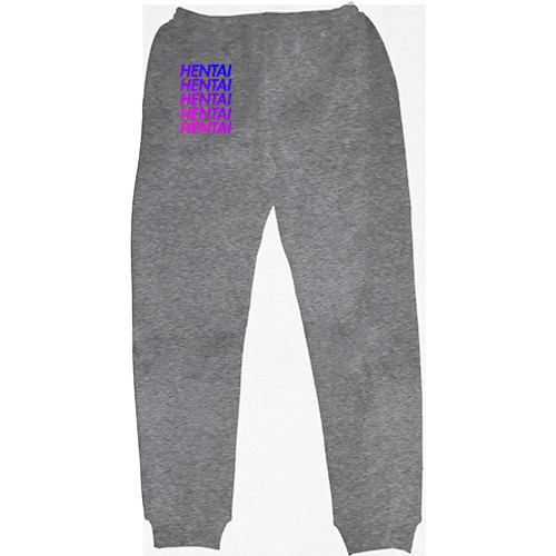 Men's Sweatpants - Hentai (Text 1) - Mfest