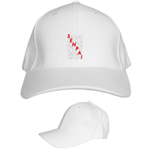 Kids' Baseball Cap 6-panel - Senpai (Text 2) - Mfest