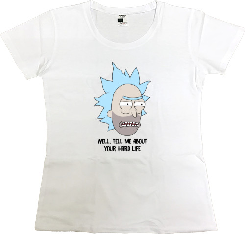 Women's Premium T-Shirt - Rick and Morty 04 - Mfest