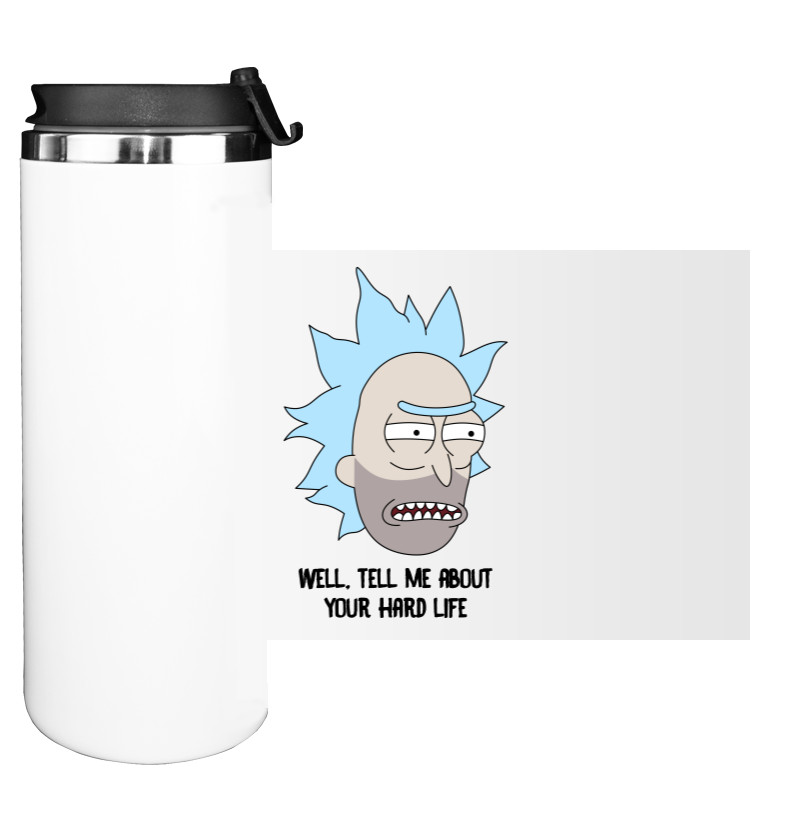 Water Bottle on Tumbler - Rick and Morty 04 - Mfest