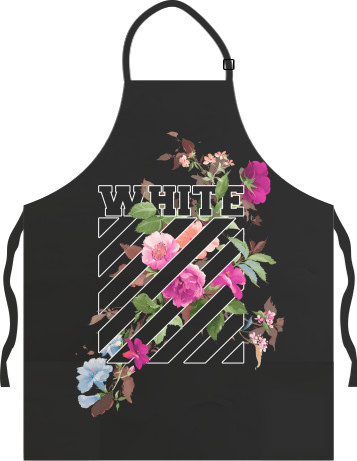 Light Apron - Off-White (Flowers) - Mfest