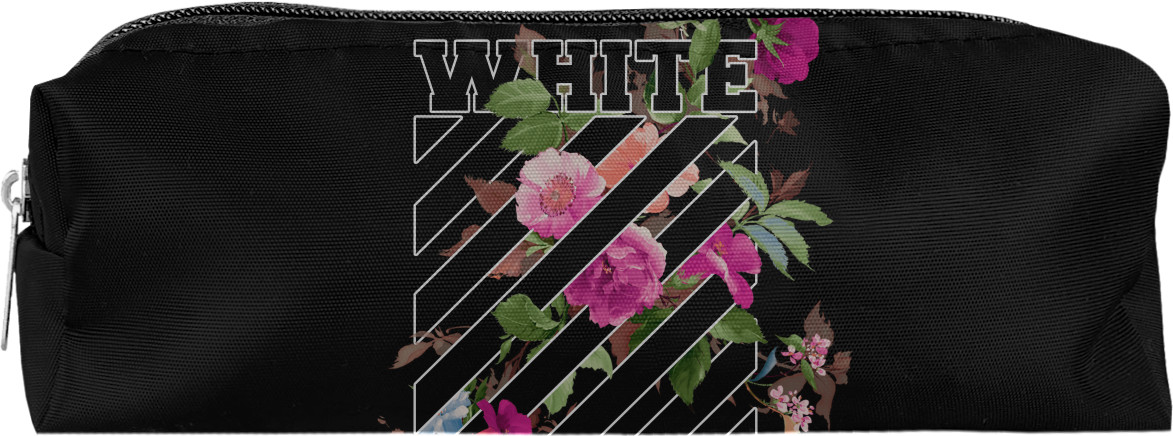 Pencil case 3D - Off-White (Flowers) - Mfest