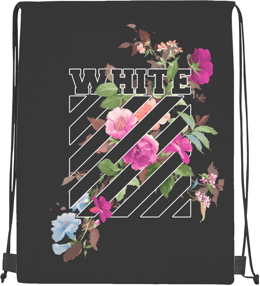 Мешок спортивный - Off-White (Flowers) - Mfest