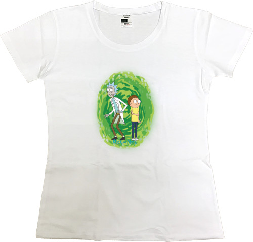 Women's Premium T-Shirt - Rick and Morty 03 - Mfest