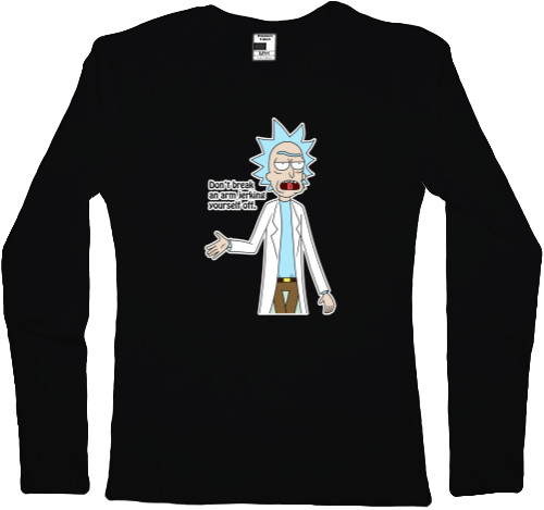 Women's Longsleeve Shirt - Rick and Morty 02 - Mfest