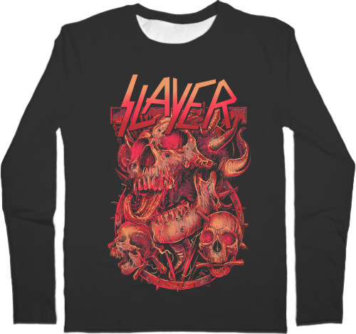 Men's Longsleeve Shirt 3D - SLAYER (1) - Mfest