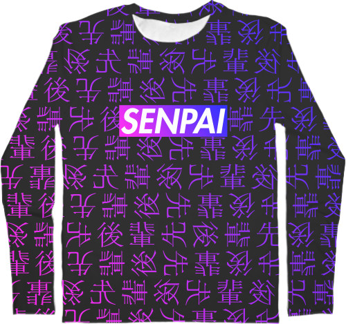 Kids' Longsleeve Shirt 3D - SENPAI (Версия 2) - Mfest