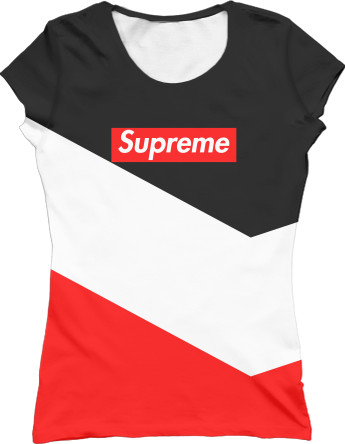 Women's T-Shirt 3D - Supreme [2] - Mfest