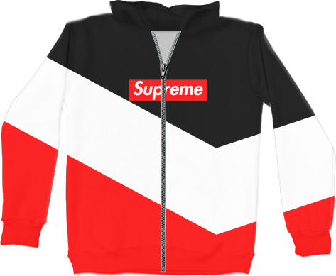 Unisex Zip-through Hoodie 3D - Supreme [2] - Mfest