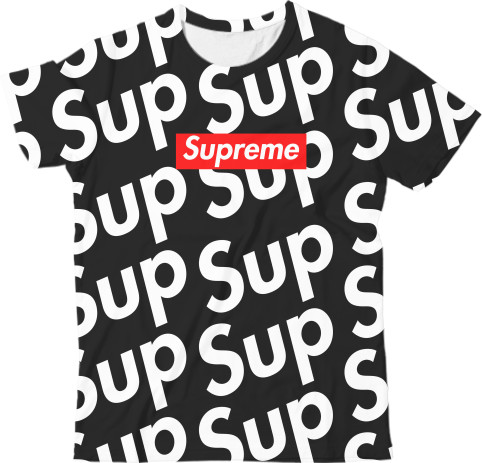 Kids' T-Shirt 3D - Supreme [1] - Mfest