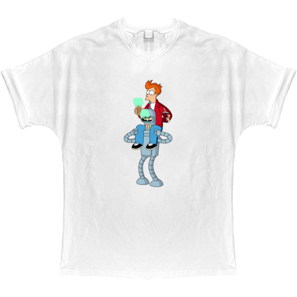 T-shirt Oversize - Futurama (Лучшие Друзья) - Mfest