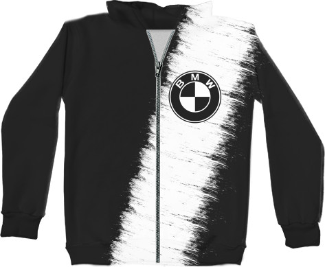 Kids' Zip-through Hoodie 3D - BMW (3) - Mfest