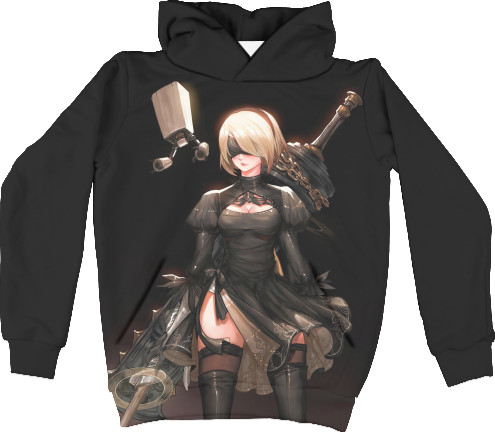 Unisex Hoodie 3D - NieR: Automata (1) - Mfest