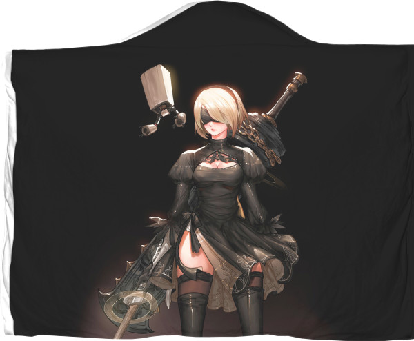 Plaid with a Hood - NieR: Automata (1) - Mfest