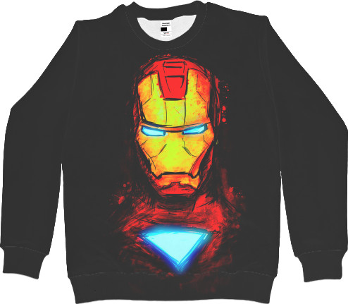 Women's Sweatshirt 3D - Iron Man (Граффити) - Mfest