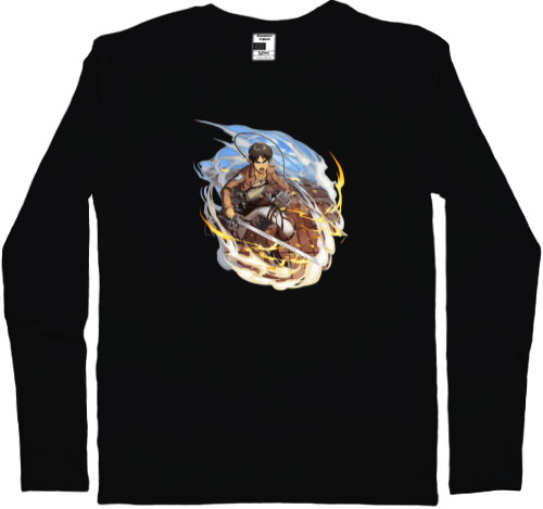 Men's Longsleeve Shirt - Атака Титанов (Attack On Titans) 5 - Mfest