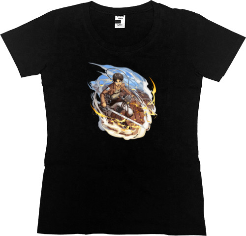 Women's Premium T-Shirt - Атака Титанов (Attack On Titans) 5 - Mfest