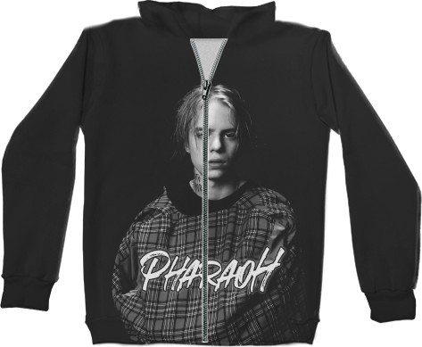 Kids' Zip-through Hoodie 3D - PHARAOH - Mfest