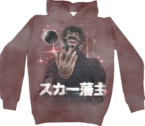 Kids' Hoodie 3D - Scarlxrd (4) - Mfest