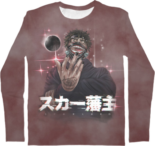 Kids' Longsleeve Shirt 3D - Scarlxrd (4) - Mfest