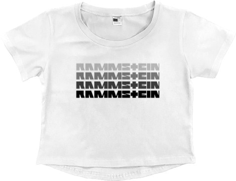 Women's Cropped Premium T-Shirt - Rammstein - Mfest