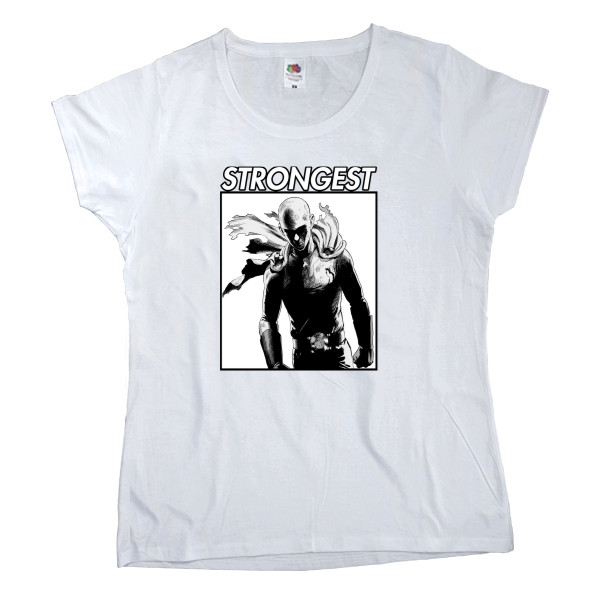 Women's T-shirt Fruit of the loom - ONE-PUNCH MAN (STRONGER) - Mfest