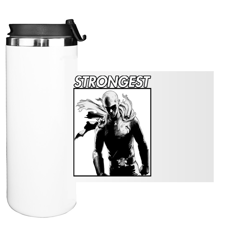 Water Bottle on Tumbler - ONE-PUNCH MAN (STRONGER) - Mfest